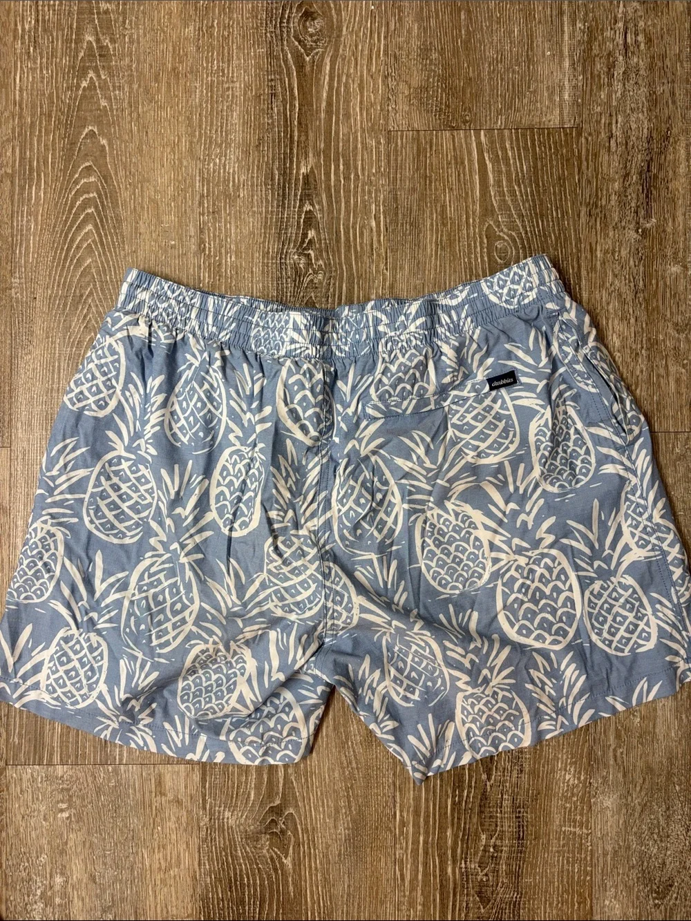 Chubbies Pineapple Print Drawstring Swim Trunks
